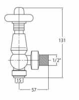 Eastbrook Pair of Traditional Rad Valves & Tails