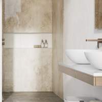 Pergamon Marble M1 PVC Wetpanel Shower Board  2400 x 1000mm