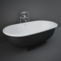 Washington Black 1560 x 810 Freestanding Bath - RAK Ceramics