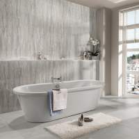 Multipanel Jupiter Silver Shower Panels