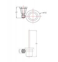 Washington Traditional 2 Hole Bath Shower Mixer - RAK Ceramics