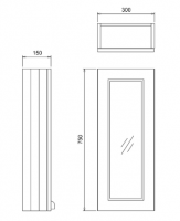 Burlington_30cm_Single_Door_Mirror_Unit_in_Matt_White_Specification.png