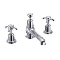 Burlington Anglesey 3 Hole Basin Mixer Taps - AN12