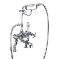 Burlington Anglesey Deck Mounted Bath Shower Mixer Tap - AN15