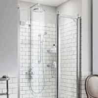 Burlington Avon Exposed Traditional Thermostatic Shower Fixed Head - AF1S