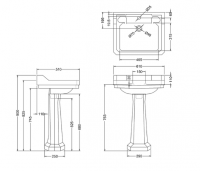 Burlington_B5_Edwardian_Basin_and_Regal_Pedestal_1TH_Specification.png