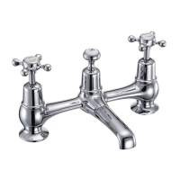 Burlington Claremont Traditional Bridge Basin Mixer Tap - CL10