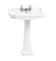 Burlington Edwardian 80cm Basin & Classic Pedestal