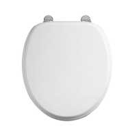 Burlington Traditional Toilet Seat in White - S13