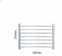 520 x 370mm Sussex Buxted Stainless Steel Towel Rail - JIS Europe