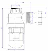 McAlpine SF10 Tubular Swivel 'S' Trap 2" 