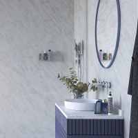 Positano Blue Terrazzo Showerwall Panels