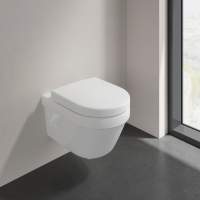 Ankam Rimless Close Coupled Part Shrouded Comfort Height WC & Soft Close Seat