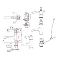 Burlington Anglesey Deck Mounted Bath Filler Tap - AN23