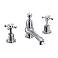 Burlington Claremont 3 Hole Traditional Basin Mixer Tap