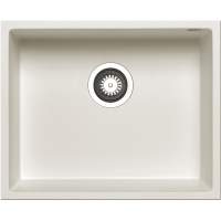 Prima+ Granite 1 Bowl Undermount Kitchen Sink - White