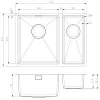 Abode Trydent 1.5 Bowl Inset Stainless Steel Sink & Atlas Tap Pack