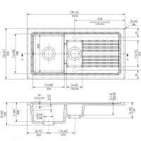 Lumiere Laminate Worktop - 3050 x 600mm - Nuance Bushboard