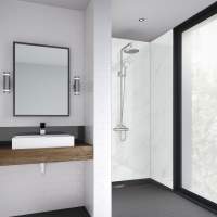 White Gloss Reflect Acrylic Wall Panels - 1220 x 2440mm