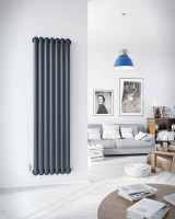 DQ Cassius 1800 x 510 Vertical Radiator White