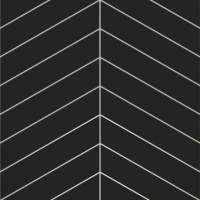 Charcoal Black Chevron Reflect Tile Wall Panels