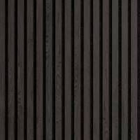 Wooden Slat Feature Wall Panels - Charcoal Oak