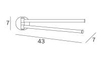 Inda Colorella Liquid Soap Dispenser A2367ACR21