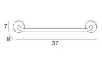 Inda Colorella Towel Rail A2390A  