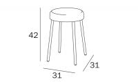 Croydex Newport Fold Down Shower Seat With Legs - AP504122