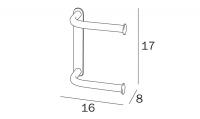 Inda Colorella Toilet Roll Holder - A23280