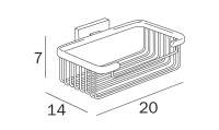 Stainless Shower Rack Shower Caddy - 31720 - Euroshowers