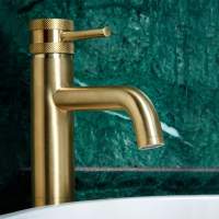 Core Mono Basin Mixer Brushed Brass