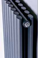 Cove Single Sided 550 x 826mm Designer Radiator Anthracite Texture - DQ Heating