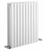 Cove Double Sided 550 x 590mm Designer Radiator White - DQ Heating