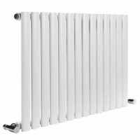 Cove Single Sided 550 x 1180mm Designer Radiator White - DQ Heating