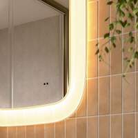 HiB Cirque LED Magnifying Bathroom Mirror - 21700