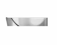 Delta Horizontal 410 x 1600mm Stainless Steel Radiator Polished Finish - DQ Heating