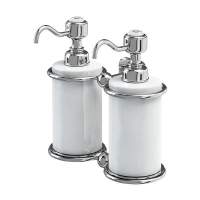 Burlington Double Soap Dispenser Wall Mounted