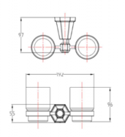 Washington Double Ended Bath 1800 x 800 - RAK Ceramics 