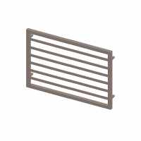 Abacus Metro Bathroom Towel Rail - 578 x 800mm - Terra Matt