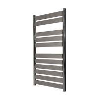 Hugo2 1212 x 400mm Towel Radiator - Matt Black - Tissino