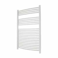 Abacus Elegance Radius Towel Rail 1120 x 600mm - White