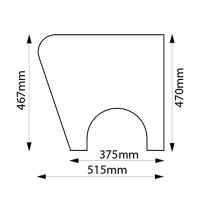 Jackoboard Steam & Wet Room Shower High Backrest Seating Curved Kit - 1200mm