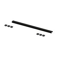 Abacus Elements Matt Black Linear Infinity Waste Cover 700mm