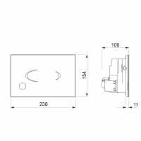 Abacus Direct Trend 2 WC Press Panel