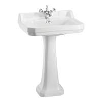 Burlington Edwardian 61cm Basin & Pedestal