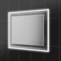 The White Space Frame LED Bathroom Mirror - 60 x 80cm