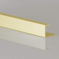 DuraPanel End U Cap Satin Brushed Brass