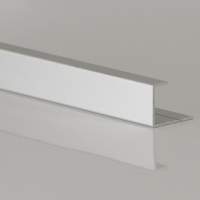 DuraPanel End U Cap Polished Chrome