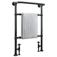 Wentworth Traditional Black Nickel & Enamel Radiator